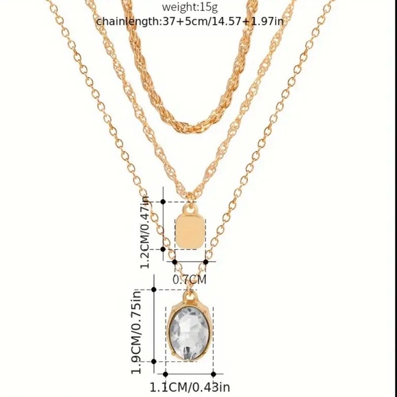 Vintage Style Multilayer Necklace - Picture 3 of 4